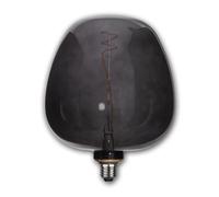 Star Trading Ampoule décorative design APPLE Filament en verre noir, culot E27, diamètre 190mm, hauteur 245mm, lumière d'ambiance pour décoration intérieure