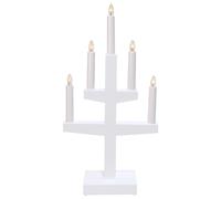 Star Trading Bougeoir de l'avent Trapp 46 cm Blanc