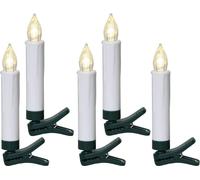 STAR Trading Bougies LED pour sapin de Noël sans fil BASIS 10 BS ww extérieur