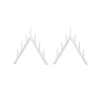 Star Trading Chandelier de l’Avent Arrow 64.5 cm lot de 2 - Blanc Chandelier de l’Avent Arrow 64.5 cm lot de 2 - Blanc