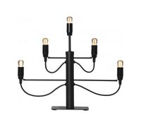 Star Trading Chandelier Milano 5 46 cm Noir