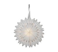 Star Trading Étoile en papier Crystal Ø55 cm Blanc