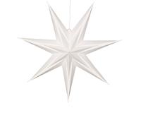 Star Trading Étoile en papier Holly 60 cm Blanc