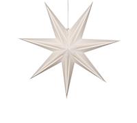 Star Trading Étoile en papier Holly 75 cm Blanc
