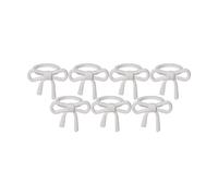 Star Trading Manchette de lumière Rosett Blanc. lot de 7
