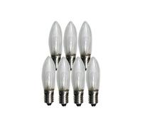 Star Trading Universal Ampoule LED forme : bougie E10 0.2 W lumière blanche chaude 2100 K transparent (pack de 7)