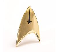 Star Trek Badge Commandement Découverte Or, doré, taille unique