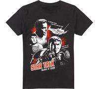 Star Trek - "Balance of Terror" T-shirt pour homme TV5890 (5XL) (Noir)