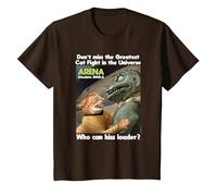 Star Trek Cat Fight T-Shirt, Enfant, Marron, 3 Ans