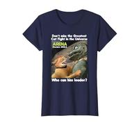Star Trek Cat Fight T-Shirt, Femme, Bleu Marine, S