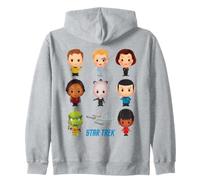 Star Trek Chibi Stacked Sweat à Capuche