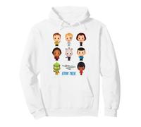 Star Trek Chibi Stacked Sweat à Capuche