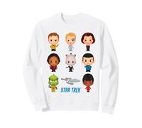 Star Trek Chibi Stacked Sweatshirt