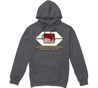 Star Trek - "Cochrane Library" Sweat à capuche pour homme TV8440 (XXL) (Charbon de bois)