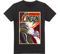 Star Trek : Discovery - T-shirt pour homme "Remain Klingon" TV5559 (XXL) (Noir)