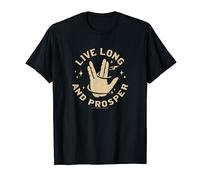 Star Trek Live Long And Prosper Enterprise T-Shirt