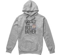 Star Trek - "Logically the Best Father" Sweat à capuche pour homme TV8278 (XL) (Sport Heide)