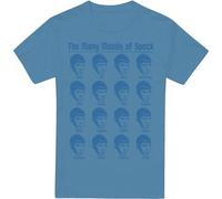 Star Trek - "Many Moods of Spock" T-shirt pour homme TV5820 (L) (Bleu Caroline)