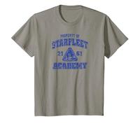 Star Trek Old School T-Shirt, Enfant, Ardoise, 6 Ans