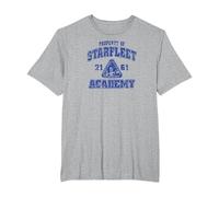 Star Trek Old School T-Shirt, Homme Grandes Tailles, Gris Chiné, 5X Tall