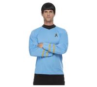 Star Trek Original Séries Sciences Uniforme Bleu Spok Licence Hommes Déguisement