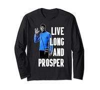 Star Trek Original Series Spock Live Long Manche Longue