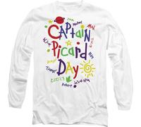 Star Trek : Picard - "Picard Day" T-shirt Homme/Femme Unie TV10248 (XL) (Blanc)