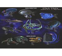 STAR TREK POSTER FAMOUS STARFLEET SHIPS, Affiche (101,5cm x 68,5cm)