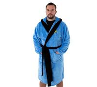 Star Trek Robe de chambre pour homme Spock Blue | Adoptez le luxe galactique avec style | Peignoir pour adultes avec logo