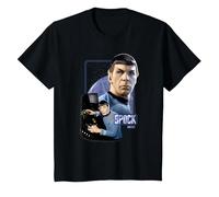 Star Trek Spock T-Shirt, Enfant, Noir, 10 Ans