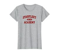 Star Trek Starfleet Academy EST. 2161 T-Shirt, Femme, Gris Chiné, S