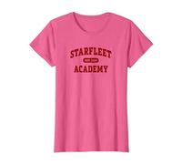 Star Trek Starfleet Academy EST. 2161 T-Shirt, Femme, Rose Chiné, 3XL