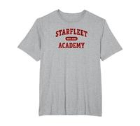 Star Trek Starfleet Academy EST. 2161 T-Shirt, Homme Grandes Tailles, Gris Chiné, 4X Tall