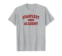 Star Trek Starfleet Academy EST. 2161 T-Shirt, Homme, Gris Chiné, 6XL