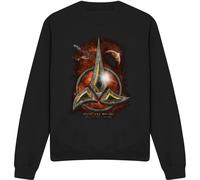 Star Trek - Sweat-shirt homme/femme unie "Klingon" TV11303 (L) (Noir)