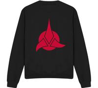 Star Trek - Sweat-shirt homme/femme unie "Klingon" TV12275 (XL) (Noir)