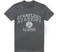 Star Trek - T-shirt "Alumni" pour homme TV5946 (XL) (Charbon de bois)
