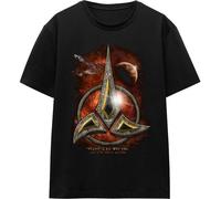 Star Trek - T-shirt "Klingon" pour homme/femme unie TV16185 (S) (Noir)