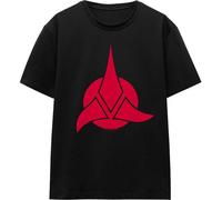 Star Trek - T-shirt "Klingon" pour homme/femme unie TV16186 (S) (Noir)