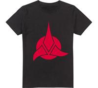 Star Trek - T-shirt "Klingon" pour homme TV5828 (XL) (Noir)