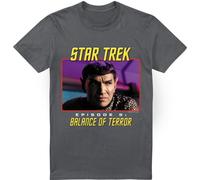Star Trek - T-shirt pour homme "Balance of Terror" TV5666 (XXL) (Charbon de bois)