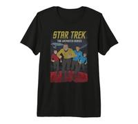 Star Trek The Animated Series Group Poster T-Shirt Haut de Gamme