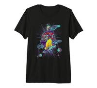 Star Trek The Captains Kirk Picard Janeway Sisko T-Shirt Haut de Gamme