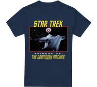 Star Trek - "The Doomsday Machine" T-shirt pour homme TV5679 (S) (Bleu marine)