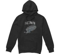 Star Trek - "The Intrepid Class" Sweat à capuche pour homme TV8249 (XL) (Noir)