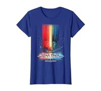 Star Trek The Motion Picture Poster T-Shirt, Femme, Bleu Royal, S