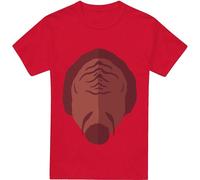 Star Trek - "The Next Gen Klingon" T-shirt pour homme TV5655 (XXL) (Rouge)