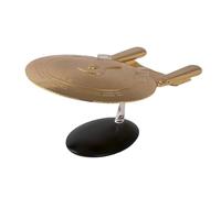 Star Trek The Official Starship Collection | Gold Plated U.S.S. Enterprise NCC-1701-D Special Edition by Eaglemoss Hero