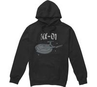 Star Trek - "The OG NX Class" Sweat à capuche pour homme TV8247 (XL) (Noir)