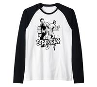 Star Trek: The Original Series Captain Kirk and Spock Kanji Manche Raglan